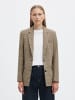 SELECTED FEMME SLWRITA LS CLASSIC BLAZER CHECK in Monks Robe