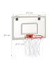 relaxdays Basketballkorb Kinderzimmer in Bunt