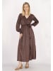 Usha Damen Dress in Violett Curry