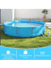 COSTWAY Pool Set mit Filterpumpe 360 x 360 cm in Blau