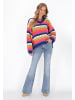 IZIA Women Sweater in blue multicolor