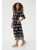 Cream Kleid CRTiah Feminine in Black Damask Pattern