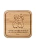 Mr. & Mrs. Panda Bierdeckel Pinguine Kuscheln mit Spruch in Transparent