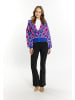 IZIA Damen Cardigan in BLAU PINK WEISS