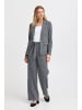 Fransa Kurzblazer FRBLENDA BLA 1 20614610 gestrickter Blazer mit Hahnentrittmuster in Schwarz