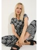 More & More unkomplizierter Jumpsuit, Print in palm print