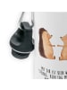 Mr. & Mrs. Panda Kindertrinkflasche Igel Liebe mit Spruch in Weiß