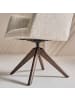 Signature Bridge-Stuhl mit Massivholzbei in Beige - (W)61  x (H)86  x (L)67 cm