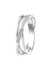 Lucardi 925 Silber Ring  Asymmetrisch