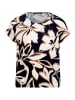 Betty Barclay Printshirt mit Gummizug in Dark Blue/Brown