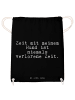 Mr. & Mrs. Panda Sportbeutel Zeit mit meinem Hund... mit Spruch in Schwarz