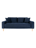 ebuy24 Sofa Lido Blau 180 x 93 cm