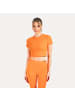 SMILODOX Crop Shirt Kenna in Orange