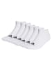 adidas Socken 6er Pack in Weiß