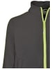 Urban Classics Track Jacket in darkshadow/electriclime