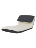 MCW Relaxsessel E68, ausklappbar, Creme/schwarz