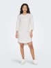 JDY Sweatshirt-Kleid in Cloud Dancer