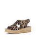 Gabor Plateau Sandalen in beige