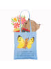 Mr. & Mrs. Panda Tote Bag Schmetterling Zitronenfalter mit Spruch in Sky Blue