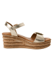 Tamaris Sandalette in LIGHT GOLD MET