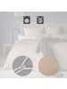 Estella Mako-Interlock-Jersey Bettwäsche Takoma in beige