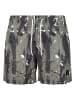 Urban Classics Badeshorts in white dot camo aop