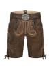 KRÜGER Lederhose Werner in braun