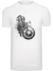 F4NT4STIC T-Shirt T-Shirt 'Marvel Avengers Captain America Monotone' in weiß