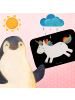 Mr. & Mrs. Panda Badteppich Einhorn Happy ohne Spruch in Schwarz