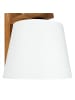 Licht-Erlebnisse Wandlampe (B)20 x (H)24.5 cm in Eiche Rustikal Ecru