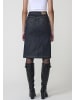 KOROSHI Jeans-Midirock in blau