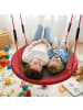 relaxdays Nestschaukel in Rot – 100 cm