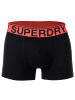 Superdry Boxershort 3er Pack in Schwarz/Grau/Orange