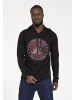 PLUS EIGHTEEN Herren Kapuzenpullover in Schwarz