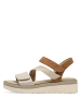 Tamaris Keilsandaletten in Beige