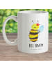 Mr. & Mrs. Panda Trinkbecher Biene Happy mit Spruch in Weiß