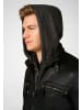 Ricano Herren Lederjacke Nate in Schwarz