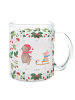 Mr. & Mrs. Panda Becher Bär und Maus Schlitten ohne Spruch in Transparent