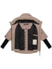 Navahoo Steppjacke Lotusherz XIV in Taupe Grey