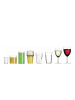 Mepal 6er Set Kunststoff-Rotweingläser Outdoor 300 ml in transparent