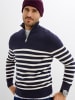 WITT WEIDEN Pullover in marine-ecru-gestreift