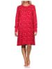 NORMANN Frottee langarm Nachthemd - 82123 in rot
