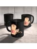 Mr. & Mrs. Panda Kaffeebecher Jurist Herz ohne Spruch in Schwarz