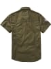 Brandit Hemd "Luis Vintage Shirt Short Sleeve" in Grün