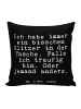 Mr. & Mrs. Panda Kopfkissen Ich habe immer ein... mit Spruch in Schwarz