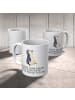 Mr. & Mrs. Panda Kindertasse Pinguin mHerzieren mit Spruch in Weiß