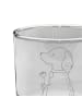 Mr. & Mrs. Panda Tumbler Hund Blume ohne Spruch in Transparent