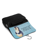 Mr. & Mrs. Panda Beauty Case Pinguin Diät mit Spruch in Eisblau