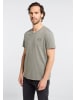 ELBSAND T-Shirt Ingvar in Stone Melange