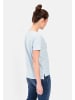 Camel Active V-Neck T-Shirt aus Organic Cotton in Hellblau